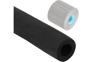 PATIKIL 1-1/4"(32mm) ID x 6Ft Pipe Insulation Foam Tube, Pipe Cover Wrap Roll Bar Padding Tubing with Wrapping for Handle Grip HVAC Air Conditioner