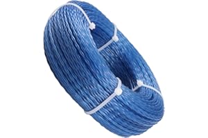 SHUUL Grass trimmer Line 2MM Heavy Duty Universal Strimmer Wire Strimmers Line 50M Trimmer Wire Weed Cutter Cord Eater Strings Wires Cords(2.0MM x 50M, Blue)