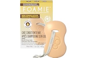 Foamie Conditioner Bar Kiss Me Argan I Conditionneur solide pour cheveux secs I Hydratation intense sans alourdissement I Soins capillaires végétaliens et sans plastique I 45 grammes