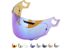 Everalo Compatible Arai Visor Vas V - Chaser X - Rx7v - Rx7x - Quantic - Quantum X - Concept X - Concept XE - Renegade V - Profile V - Qv Pro - Vas V Pinlock Ready (Blue)