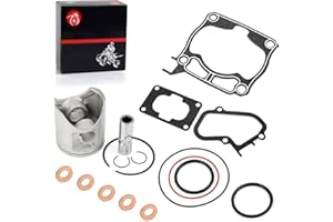 MOTO1988 1C3-11631-03-B0 Top End Piston & Ring Gasket Rebuild Kit For YAMAHA YZ125 2005-2021 YZ125X 2005-2021 1C3-11630-00-00