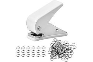 Nivofu Dart Flight Locher Weiß+100stück Shaft O Ringe aus Metall, Dart Locher, Dart Flights Flight Locher, Standard Dart Flights Zubehör