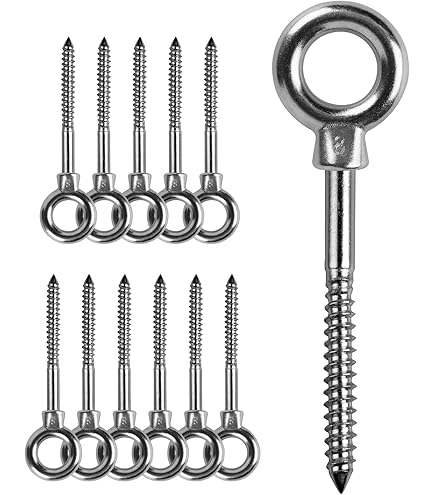 Perno Ad Occhio Nel Mezzo Occhio D'acciaio Del Bullone D'ancoraggio In Roccia La Corda D'acciaio - Foto 3