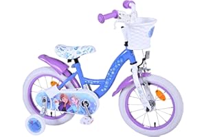 Volare Kinderfahrrad Disney Frozen 2 14 Zoll, Blau/Lila