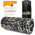 LyfeFocus Premium Trigger Point Foam Roller - Multi Pressure Point with 3 Unique Moulds for Muscle Tension - Specialist Approved Sports Massage Roller for Deep Tissue Therapy - with Bag (Multi-Colour)