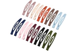 GJINXI Lot de 20 barrettes à cheveux pour femme - Barrettes fines et courtes - En métal antidérapant - Petites pinces à cheveux plates multicolores - Pour femme