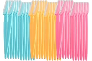 FEPITO, 39 Uds., maquinilla de afeitar para cejas, afeitadoras, recortadoras para mujeres y hombres, removedores de vello facial, maquinilla de afeitar facial exfoliante multiusos
