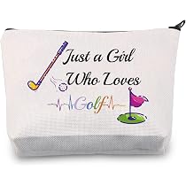 Golf Kosmetiktasche Für Frauen - 23x17cm Wasserdicht Mit Golf-Motiv