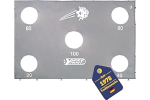 ‎BEST SPORTING BEST SPORTING Torwand mit 5 Schusslöchern 193 x 150 cm I passend für Fußballtore mit 213 x 152 cm – verstärkt & langlebig – für Turniere & Training – Fussball 5 torwand Gross Indoor Outdoor