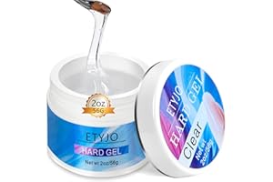 ‎ETYJO ETYJO Nail Builder Gel 56g Large Capacity Clear LED/UV BuilderGel Für Nägel,Solid Nail Glue Gel for 3D Nail Art NagelGel Salon Home DIY