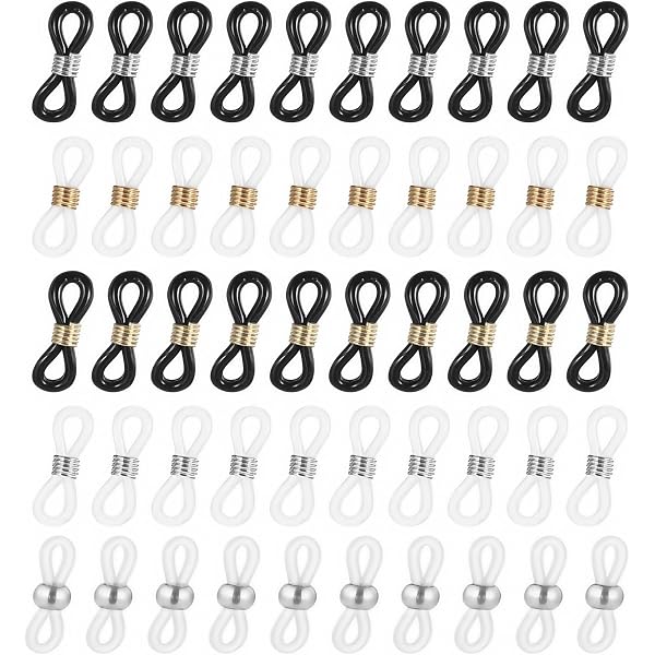 Kit 20 Catene Portacchiali In Silicone Regolabili Antiscivolo Per Occhiali Da Vista E Sole - Multicolore