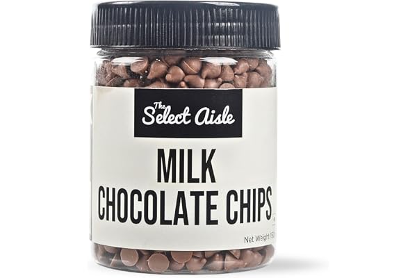 The Select Aisle's Milk Compound Chips - 150g Compound Chocolate Chips for Cake Decorations/Baking/Cake Toppers