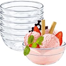 10 Pièces Mini Bols En Verre 75ml - 7.5cm Bols Dessert, Sauces Et Ingrédients Mispudin