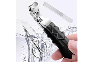 StyBtt 2024 Nuevo Cortaúñas, Corta Uñas Adulto, Cortauñas Profesional, Cortauñas Pies, Cortauñas Pies Profesional, Nail Clipper, con Tijeras Para el Pelo de La Nariz y lima de uñas