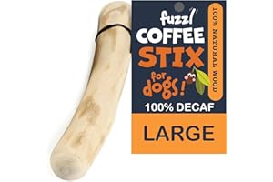 Fuzzl Coffee Stix duża paczka zabawka do żucia dla dużych psów – naturalne gryzienie wytrzymałe zabawki dla psów kość dla psów długotrwała dla agresywnych gryzaków mocna zabawka dla psów trwała