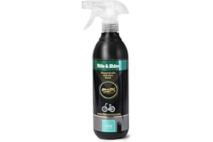 BIKE on Wax Lucido Ride & Shine Cera Protettiva per Brillantezza Extra | Lucido Professionale per Bici Spray da 500ml | Lucido Cera per Bici Brillante | Fatto in Europa