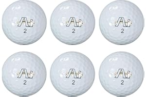 Lynx Junior Ai Hi-Fly Golf Balls 6 Pack In Orange – Lightweight Distance Golf Balls for Kids with Higher Spin and Control, Premium Junior Golfing Accessories and Gifts