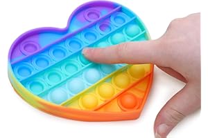 Toyland® - Arco Iris de Juguete, diseño de Burbujas de Color (corazón)