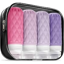 26 Pièces Flacons Voyage Silicone - Kit TSA 100ml/60ml | Étanche Et Réutilisable