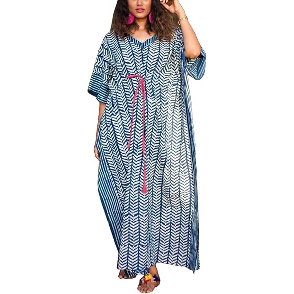 Kimono Ethnique L-Peach Pour Femme - Cover-Up Plage, Robe Légère Polyester, Imprimé Vibrant, Taille Unique