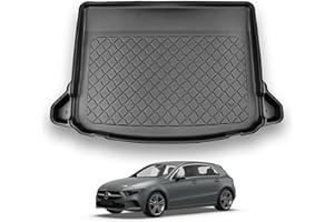 Nomad Boot Liner Compatible with Mercedes A Class 2018+ [W177] [Hatchback] Premium Tailored Fit Car Floor Mat Protector Guard Tray Black Custom Fitted Accessory - Dog Friendly Waterproof Raised Edges