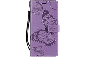 DENDICO Cover per Galaxy A50S / Galaxy A50 / Galaxy A30S, Pelle Portafoglio Custodia per Samsung Galaxy A50S / A50 / A30S Custodia a Libro con Funzione di appoggio e Porta Carte di Credito - Viola