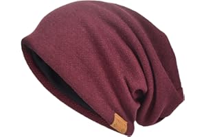 VECRY Herren Baumwolle Mütze Strickmützen Slouch Beanie Schädel Cap Winter Sommer Hüte