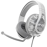 Turtle Beach Cuffie da gioco multipiattaforma cablate Recon 500 Arctic Camo - PS5, PS4, PC, Xbox Series X|S, Xbox One e Ninte
