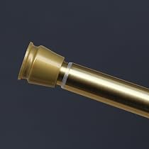 Tringle De Douche Télescopique 53-226cm - Bronze, Sans Perçage, Ventouses Renforcées