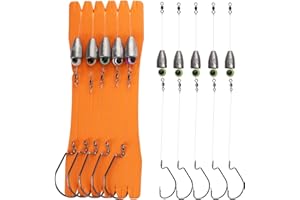 ‎DOVESUN Dovesun Angelsets Angelzubehör Set Carolina Rig Kit für Barschangeln Gewichte Angeln Sinker