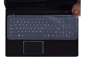 GOLITON Universal silicone film de clavier protecteur pour ordinateurs portables de 15pouces, 15,6pouces, 16pouces, 16,4pouces, 17pouces, 17,1pouces, 17,3 pouces