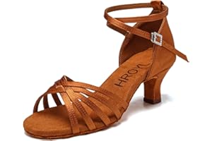 HROYL Donna Raso Scarpe da Ballo Latino