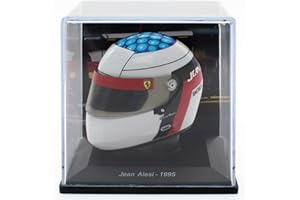 OPO 10 - Formula 1 Helmet Compatible with Ferrari F1: Jean Alesi 1995-1/5 Scale - CAS11