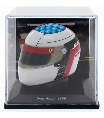 Casque F1 Ferrari Kimi Räikkönen 2007 - Réplique 1/5 Sur Socle, Collection OPO 10 Centauria Spark Edition Collectionneur