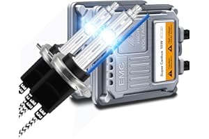 WinPower H7 Lampadina Xeno 55W Kit Conversione Fari con Decodificatore CANBus Zavorra HID 8000K Blu Ghiaccio Alta Luminosità Fascio Abbagliante/Anabbaglianti, 2 Pezzi