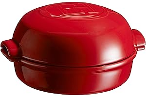 Emile Henry EH349517 Cheese Baker, Ceramica, Rosso Grand Cru, 0,55 litri