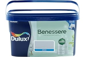 Dulux Benessere Pittura Colorata all'Acqua per Interni Superlavabile Anti Muffa Anti Batteri con Ioni D'Argento, 2.5 Litri, Lavanda, 2.5L