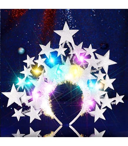 Serre Tete Lumineux Noel Zoestar Bandeau Lumineux De Noël à LED En