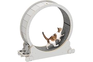 YITAHOME Bici per gatti per gatti, XXL, 1065 x 1010 x 380 mm, per gatti e gatti, a basso rumore, per gatti di grandi dimensioni, per gatti di appartamento, fitness