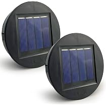 Lot De 3 Lampes Solaires De Remplacement – 7 Cm, Blanc Chaud, IP55, Panneau Solaire Intégré – Pour Lanternes Extérieures, Boules Mosaïques, Bocaux En Verre