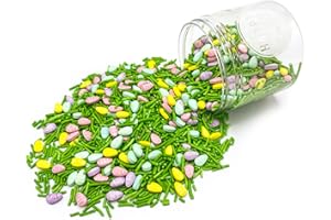 ‎HAPPY SPRINKLES HAPPY SPRINKLES Egg Hunt 90g | Bunter Streusel Mix Zum Dekorieren | Liebevolle Tortendeko Zu Ostern | Osterdeko Für Kekse, Eis & Kuchen