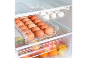 LABABE Newly - Supporto per uova da cucina, frigorifero, congelatore, armadietto da cucina, cestelli per frigorifero, ripiano per uova