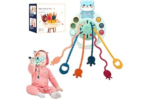 ATOWORLD Jeux Montessori 1 2 3 ans Jouet Sensoriel Bebe 6 9 18 mois Jeux Motricité Fine Bébé Montessori Jeu Sensoriel Jouets d'éveil Jeux Educatif Garcon Fille Cadeau Jouets d'activité et de Développemen