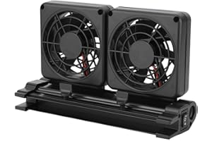 SALUTUYA Ventilador de acuario con velocidad de viento ajustable para el enfriamiento del acuario (regulaciones europeas)