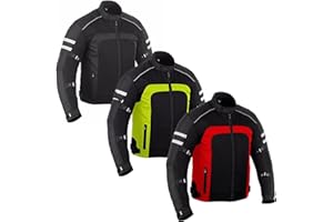 INFLORI Motorbike Breathable Summer Jacket for Men Motorcycle Corduroy Protective Clothing
