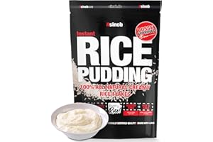 ‎#SINOB Instant Rice Pudding 1x 3000 g Geschmacksneutral mit cremiger Konsistenz ideal als fettarme Zwischenmahlzeit oder als Pre-oder Post Workout. 100% Glutenfrei