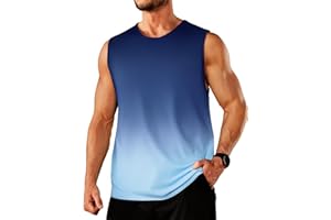 PINSPARK Tank Top Herren Ärmelloses Shirt Schnelltrocknend Achselshirts Muskelshirt Leicht Gym Shirt Fitness Laufen Funktionsshirt Atmungsaktiv Bodybuilding Shirts