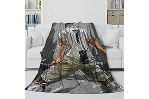 ZIMONJO Ronaldo Warme Decke - Fußball Weich Decke Geburtstag Geschenk Für Sohn Tochter Enkel Enkelin Freund 60x80inch(150x200cm)