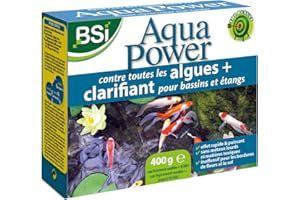 BSI - Aqua Power - Double Action - Anti-Algues - Clarifiant - Liquide - Pour Bassins Et Etangs - 400 g, 19.3 cm