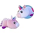 Goliath Games Flip-a-Zoo Mushmillows: Unicorn | The Toy that Flips For You! | 2-in-1 Super Squeezable, Squashy Pals | 15-inch Reversible Plush